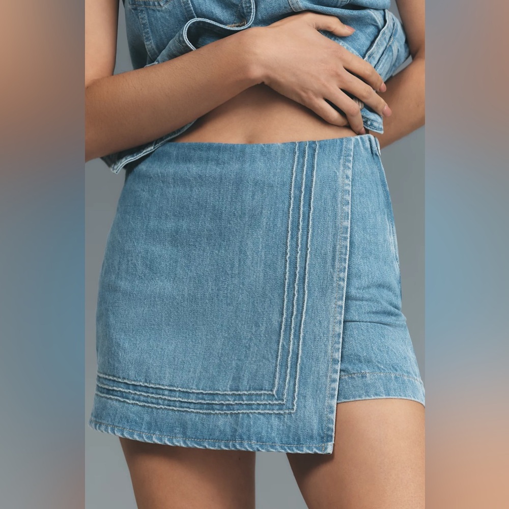 Denim Mini Skirt